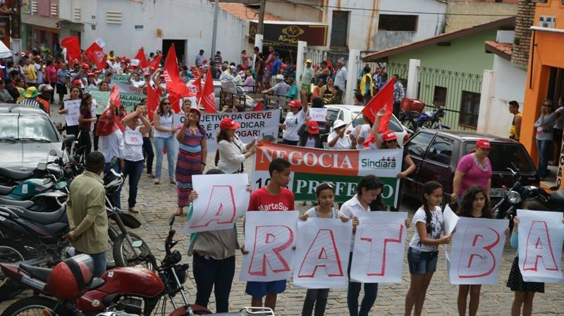 Professores Da Rede Municipal Estão De Greve Em Aratuba Monólitos Post 2767