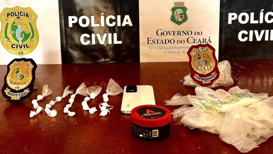 Traficante Preso Pela Pol Cia Civil Em Posse De Drogas Na Cidade De