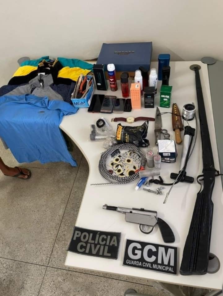 Polícia Civil E Guarda Municipal Apreendem Arma De Fogo E Objetos Furtados Em Pedra Branca 4169